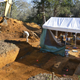Some of the excavation team at work on Boot Hill.